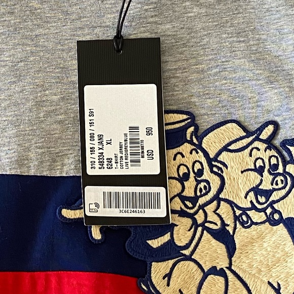 Gucci 3 little pigs shirt - Picture 7 of 7